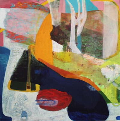 Lyre, painting by Julian Hatton