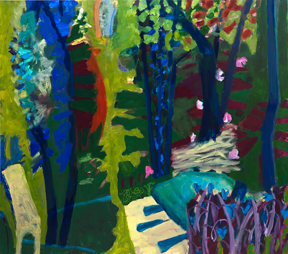 painting A Hide out by Julian Hatton